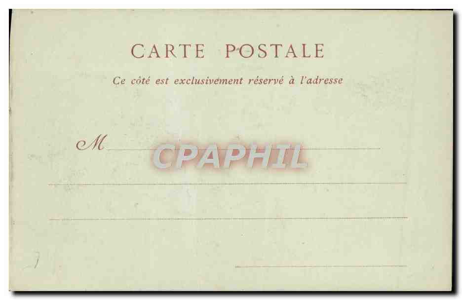 CPA Caen Vue Generale prise de L'Abbaye aux Dames — Verso