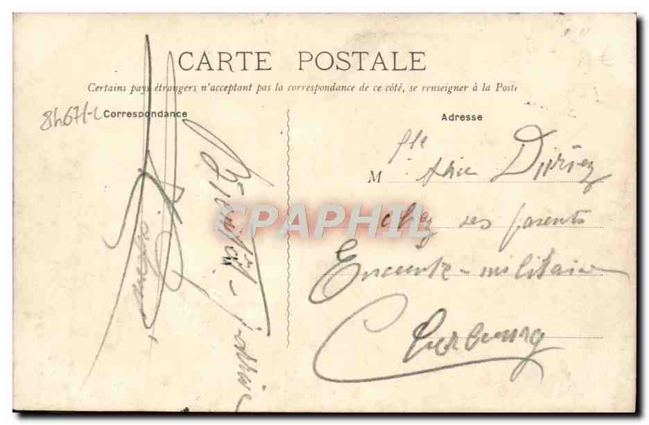 CPA Caen Vue Generale  — Verso