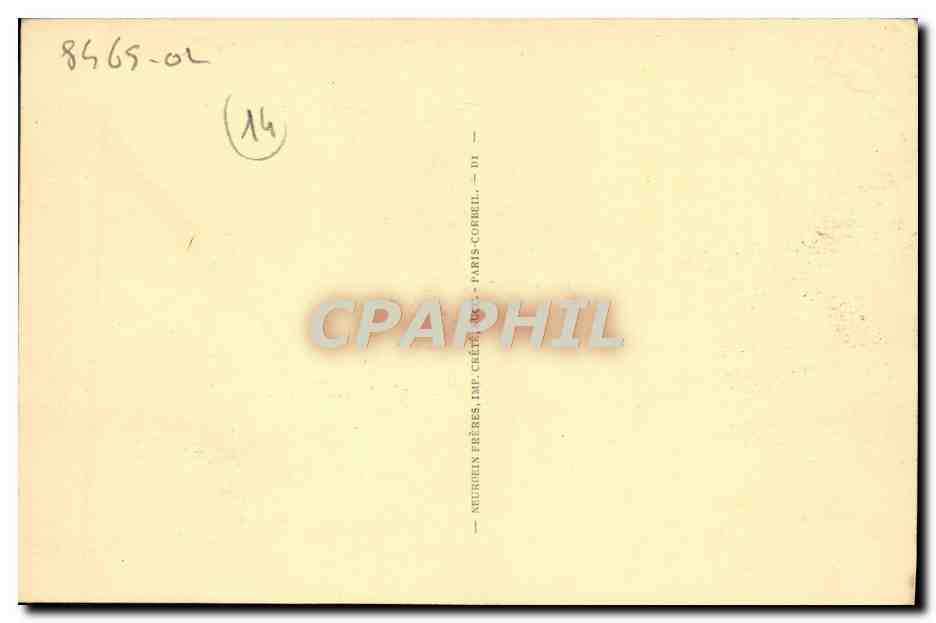 CPA Caen Vue Generale Prise de L'Abbaye aux Dames — Verso