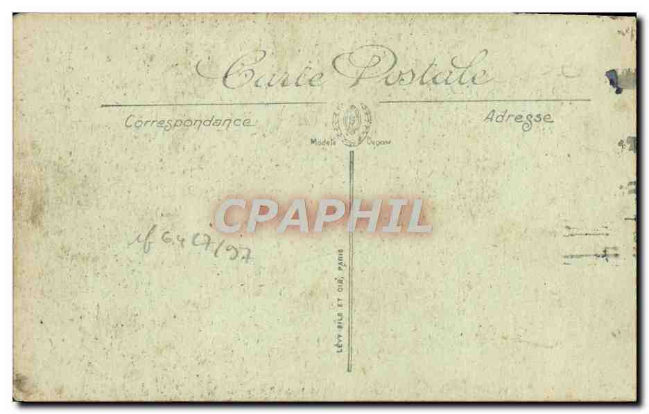 CPA Caen Vue Generale Du Chateau Prise De saint Pierre — Rückseite