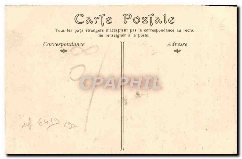 CPA Caen Vue Generale Prise de L'Abbaye Aux Dames — Rückseite