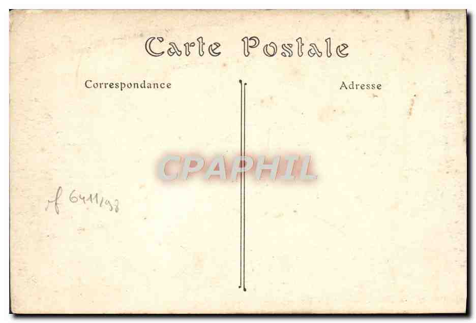 CPA Caen Vue Generale Prise de L'Abbaye Aux Dames — Verso
