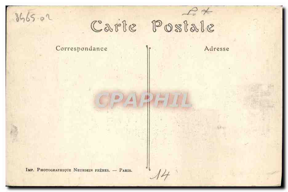 CPA Caen Vue Generale Prise du Clocher de Saint Pierre — Verso
