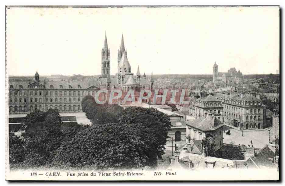 Caen — Vue prise du Vieux Saint-Etienne — ND. Phot. n°186
