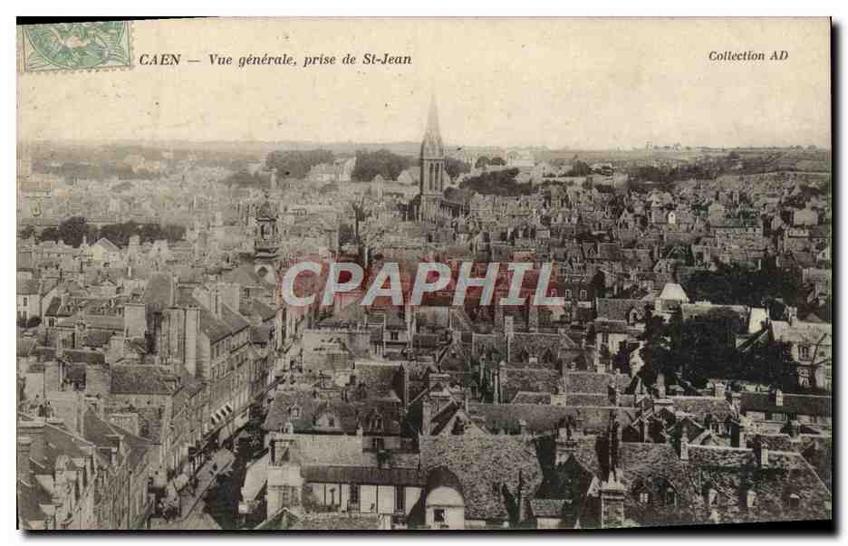 CPA Caen Vue Prise de St Jean