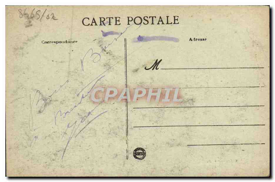 CPA Caen Vue generale — Verso