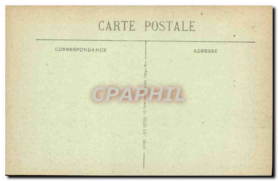 CPA Caen Vue Generale  — Back