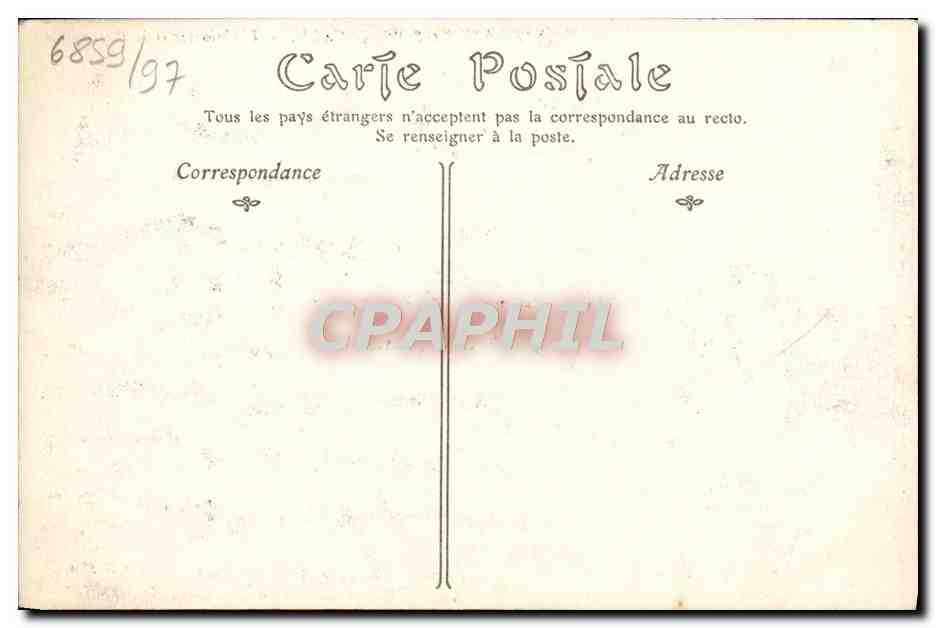 CPA Caen L'Abreuvoir et la Poissonnerie — Verso