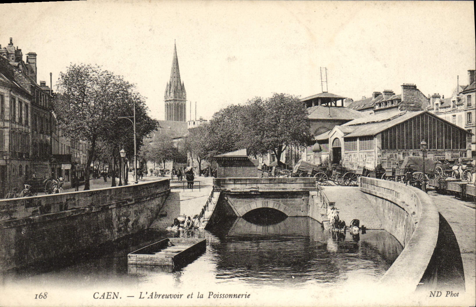 CAEN. — L'Abreuvoir et la Poissonnerie — ND Phot, n° 168