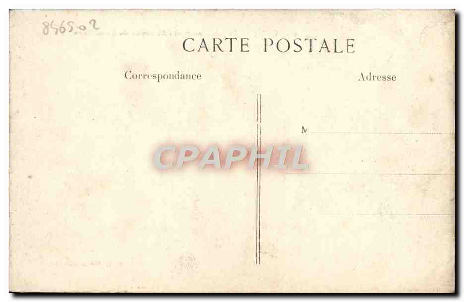 CAEN — La poissonnerie et l'Abreuvoir du Grand Odon — M. C. F. E. Paris-Meudon — Verso