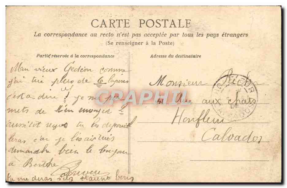 CAEN — L'abreuvoir Saint-Pierre — CPHAPHIL n°26 — Reverso