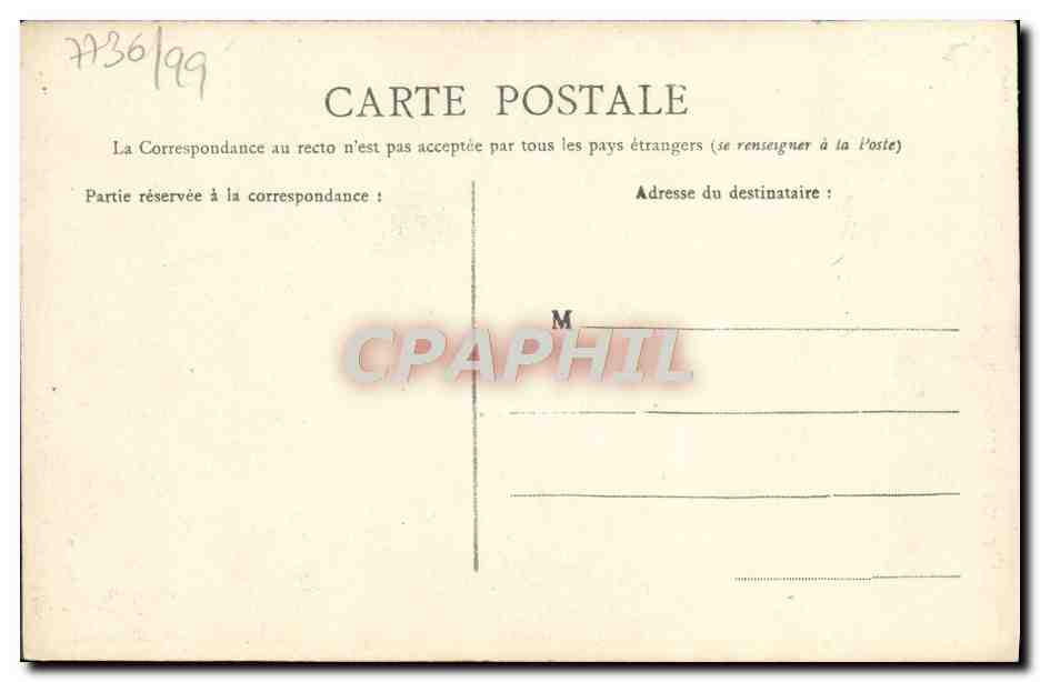 CPA Caen L'Avenue de Courseulles — Rückseite