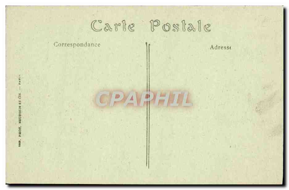 CPA Caen Le Boulevard Saint Pierre — Rückseite