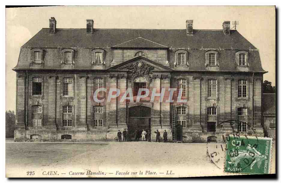 CAEN — Kasernen Hamelin — Fassade auf dem Platz — LL. — Nr. 225