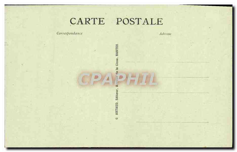 Caen - The Castle - Entrance - Pont-Levis — Publisher G. Artaud, Nartes — Back