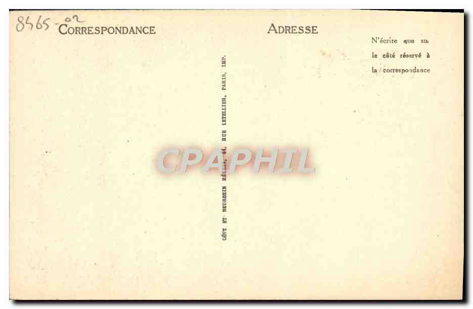 CPA Caen Chateau De Caen — Verso