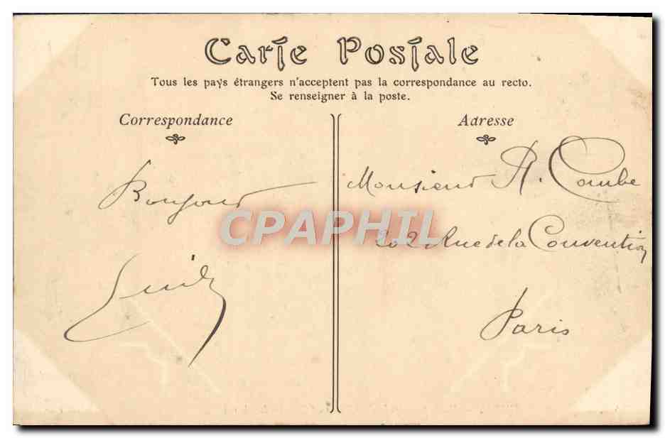 Caen — Porte principale du Château (Caserne Lefebvre) — ND Phot — Verso
