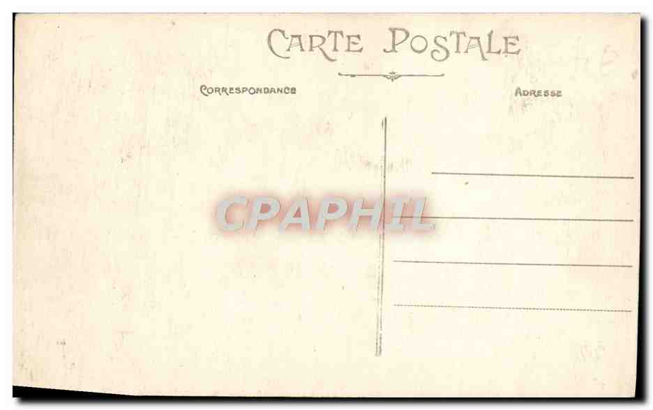 CPA Caen Chateau Porte principale Militaria  — Verso