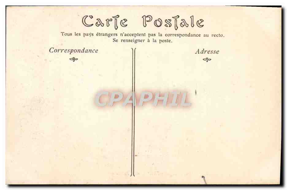 CPA Caen Eglise Saint Etienne Abside — Verso