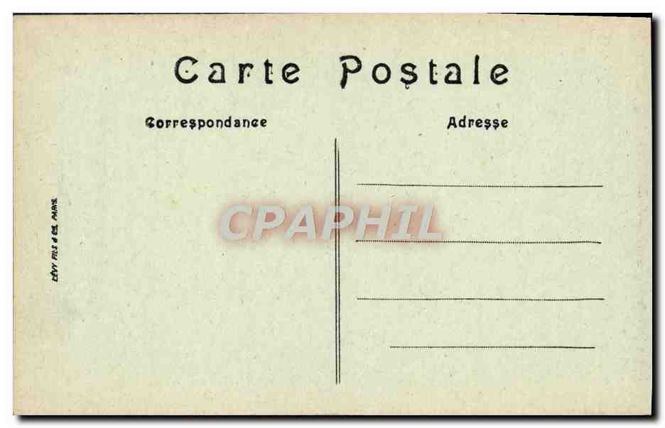 CPA Caen Eglise Saint Jean et la Tour penchee — Rückseite