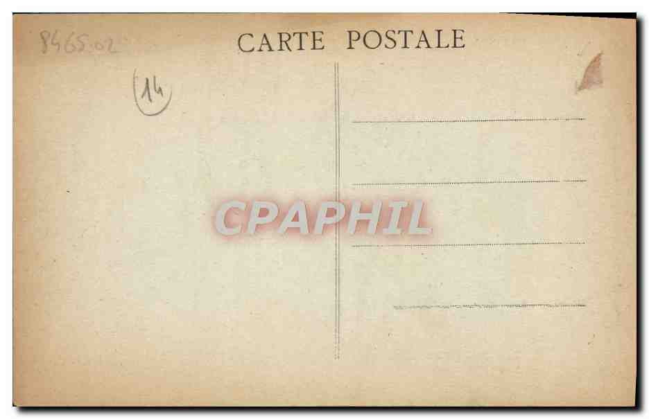 CPA Caen Abside de St Pierre  — Back