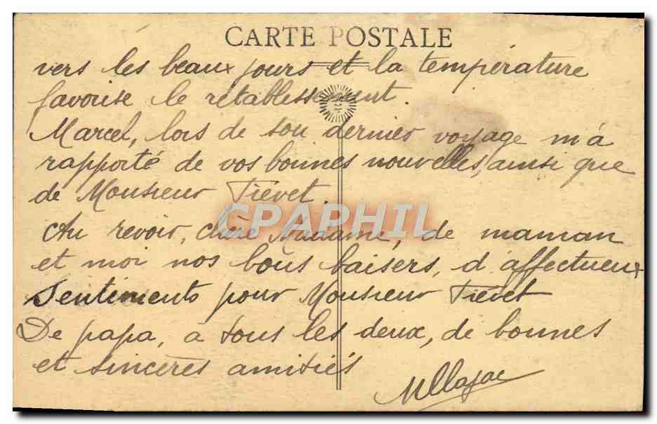 Caen — Abside de l'Église Saint-Pierre — Coll. artist. M. Prevost & Au Rhuddée — Verso