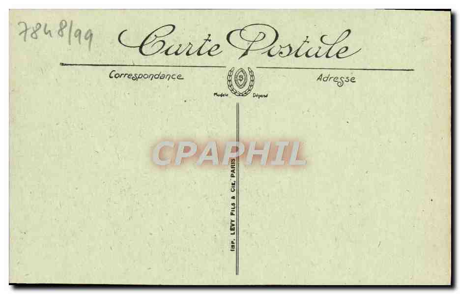 CPA Caen L'Eglise Saint Pierre Le Choeur  — Verso