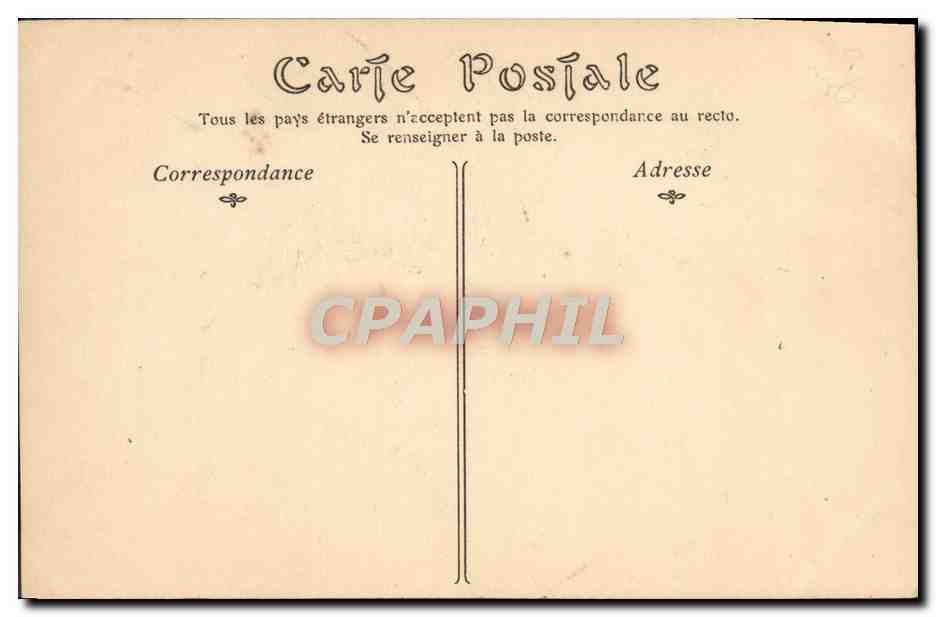 CAEN — Le Clocher de Saint-Pierre, vue prise du Château — éditeur ND, n° 82 — Rückseite