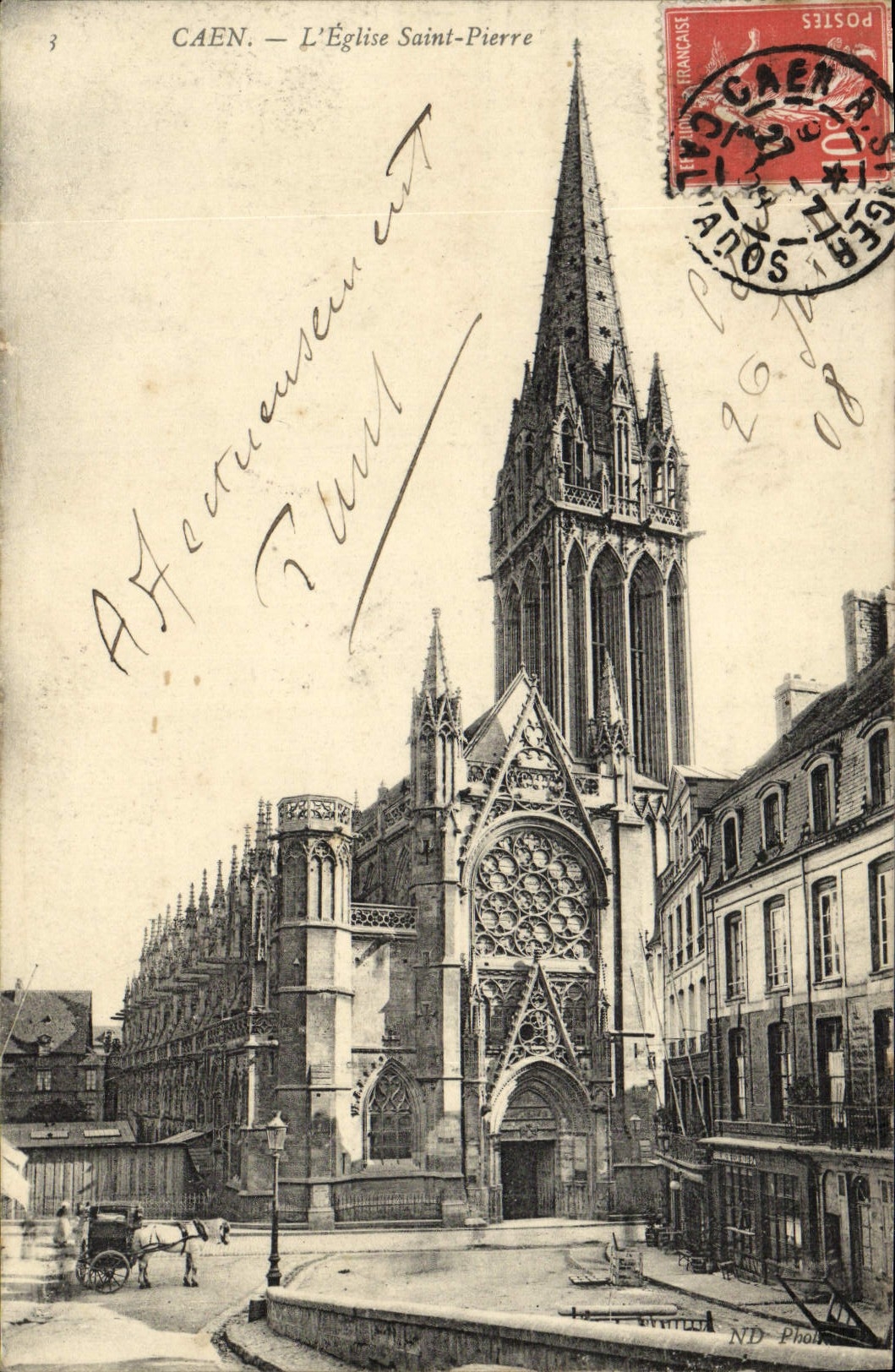 Caen — L'Église Saint-Pierre — ND Photo