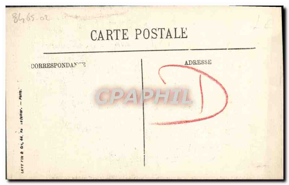 CPA Caen L'Eglise Saint Pierre  — Verso