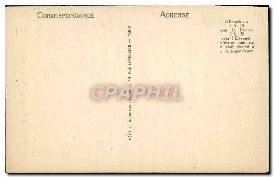 CPA Caen L'Eglise Saint Pierre  — Verso