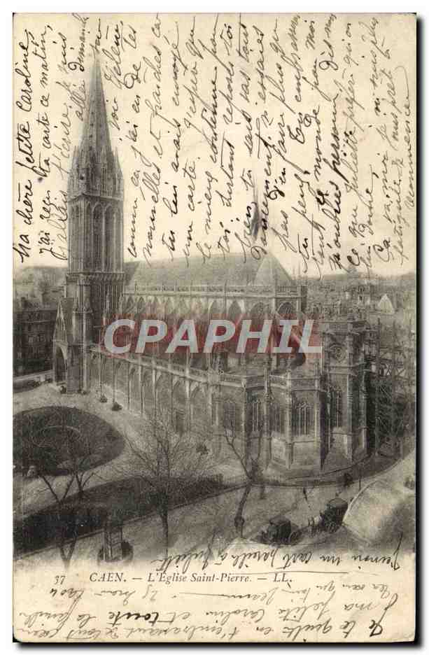 Caen — L'Église Saint-Pierre — LL, n°37