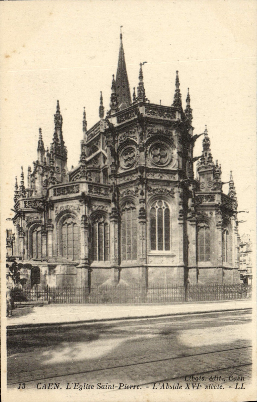 CPA Caen L'Eglise Saint Pierre L'Abside XVl e siecle
