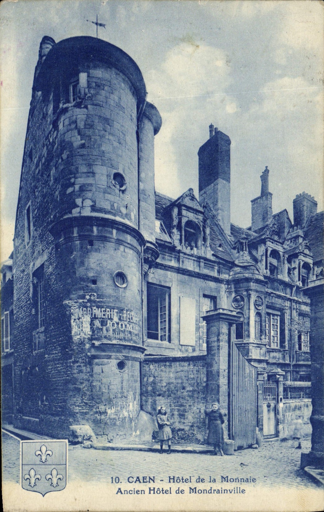 CPA Caen Hotel de la Monnaie Ancien Hotel de Mondrainville 