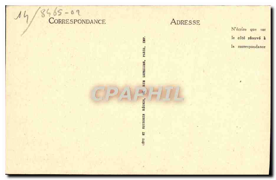 CPA Caen Ancien Hotel des Monnaies — Verso