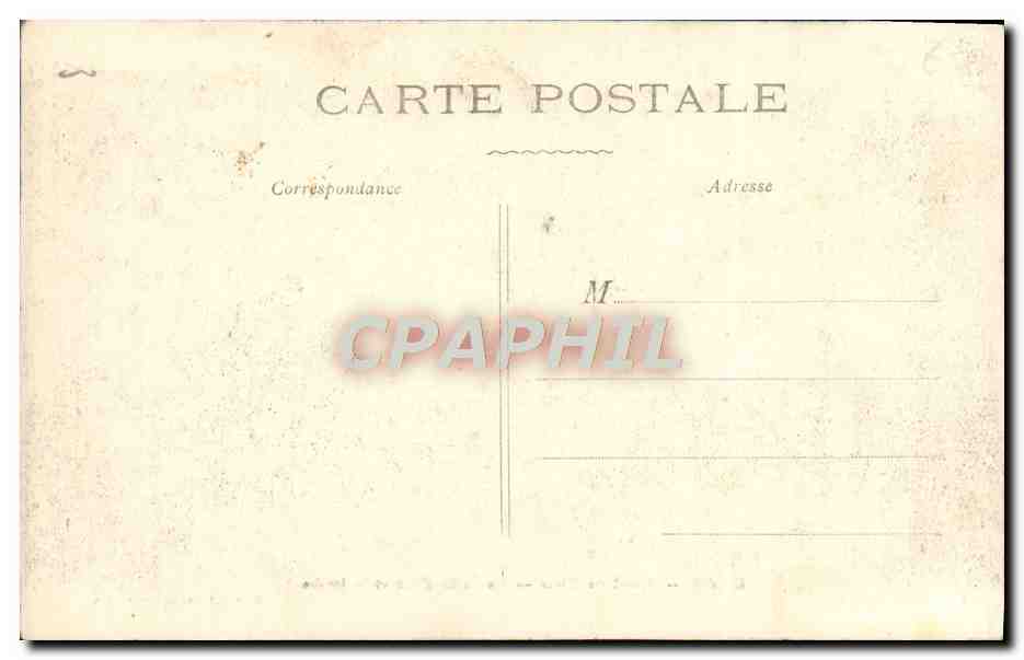 CPA Caen Hotel de Than La Salle d'Ete et le Jardin — Verso