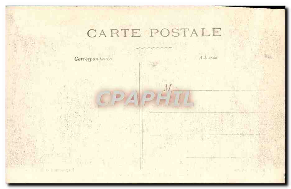 CPA Caen Hotel de Than La Salle des Fetes  — Verso