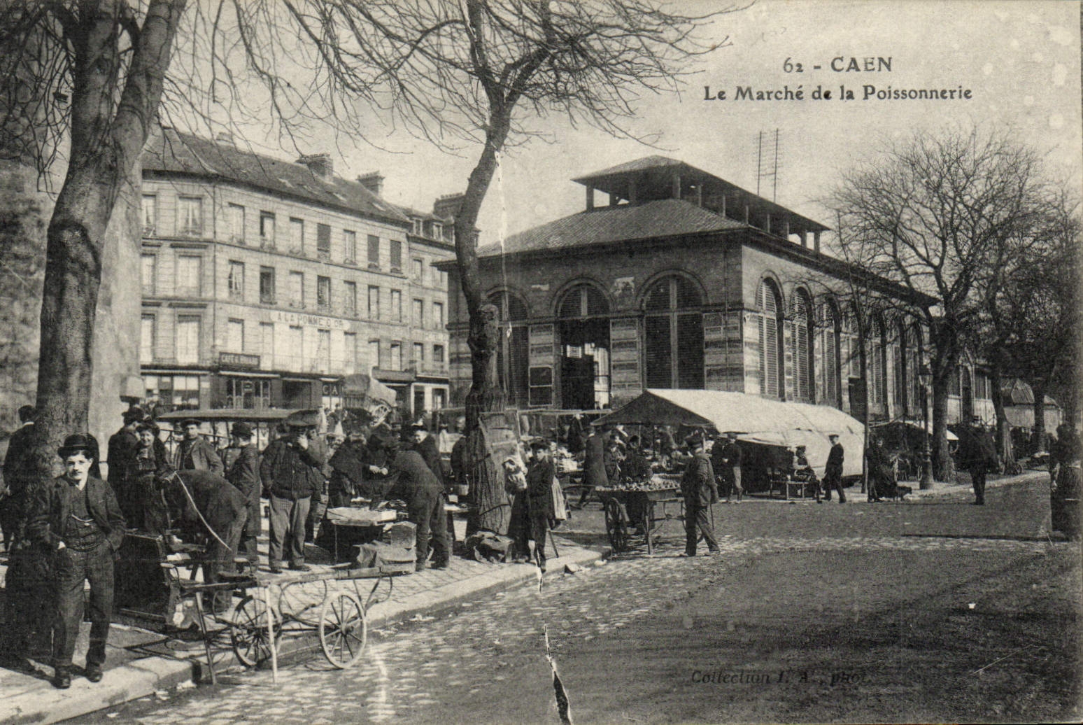 Caen — Le Marché de la Poissonnerie — Éditeur L. A. n° 62