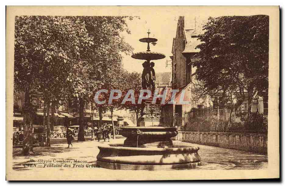 Châtenay-Malabry — Fontaine des Trois Grâces — Phototypie Combier, Macon