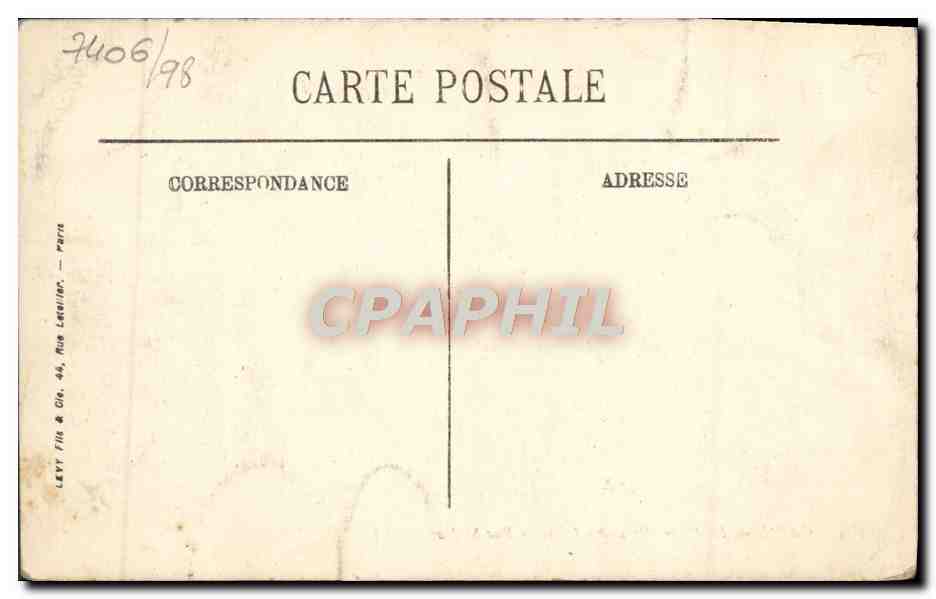 Caen — La Place Alexandre III et la Rue St-Jean — LL. n°204 — Verso