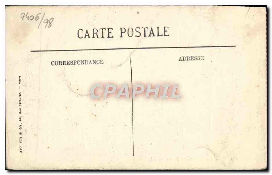 CPA Caen La Place Saint Pierre  — Rückseite