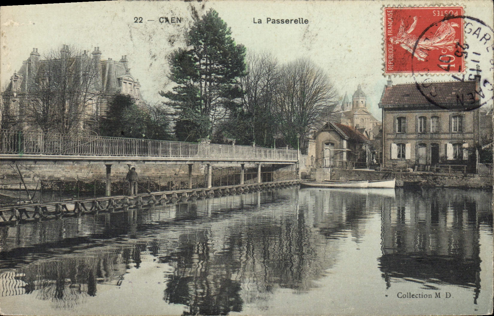 CPA Caen La Passerelle 