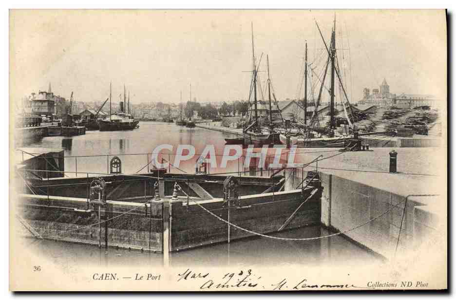 CAEN — Le Port — Athléties, N. Lemoine, Collections ND Phot
