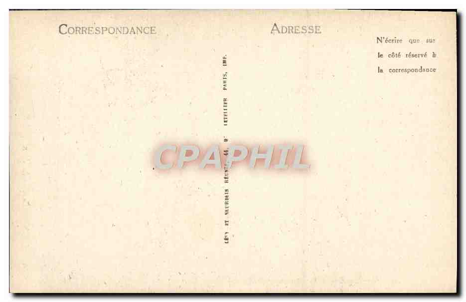 CPA Caen La Rue St Jean  — Rückseite