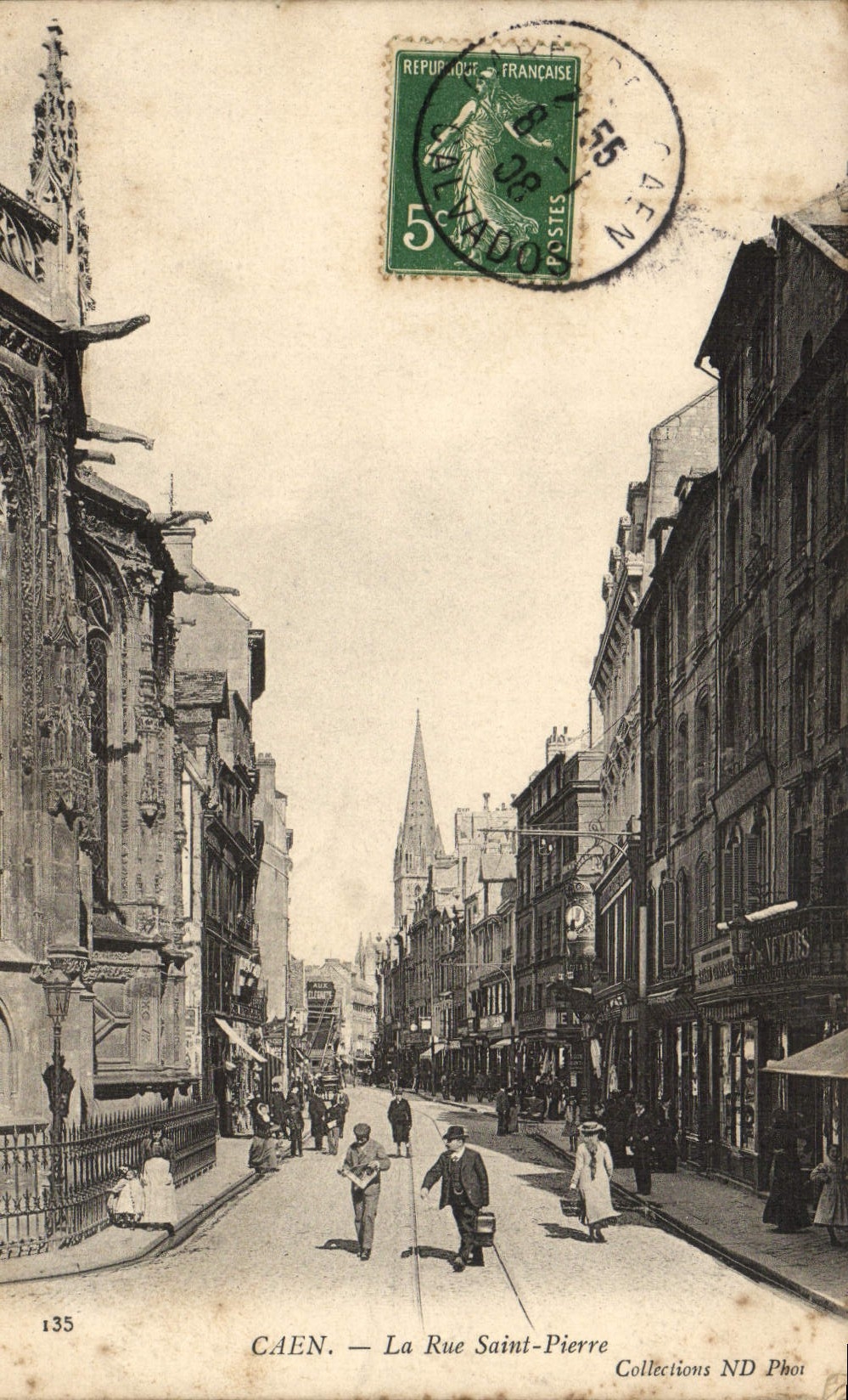 CAEN — La Rue Saint-Pierre — Collections ND Phot, n°135