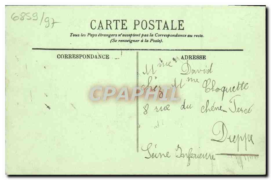 CPA Caen Les Bords de l'Orne Peche Pecheur  — Rückseite