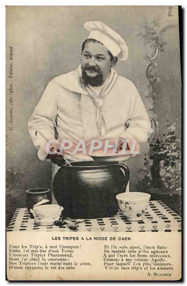 Tripier Pharamond — Les Tripes à la Mode de Caen — C. Jeanne, édit.-phot., Falaise, déposé