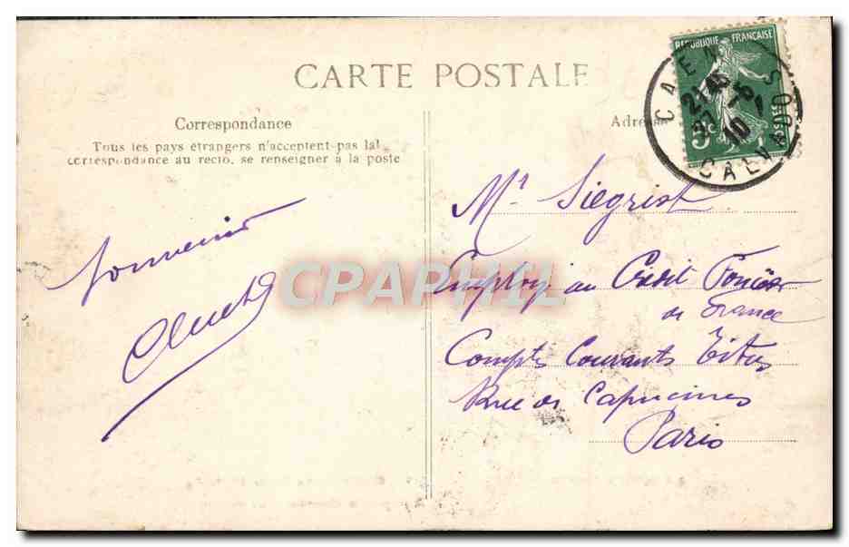 CPA Caen Le Lycee Malherbe Abbaye aux hommes Le parloir — Reverso