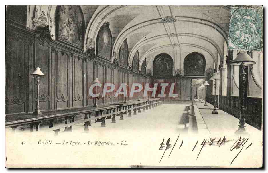 CPA Caen Le Lycee Le Refectoire 