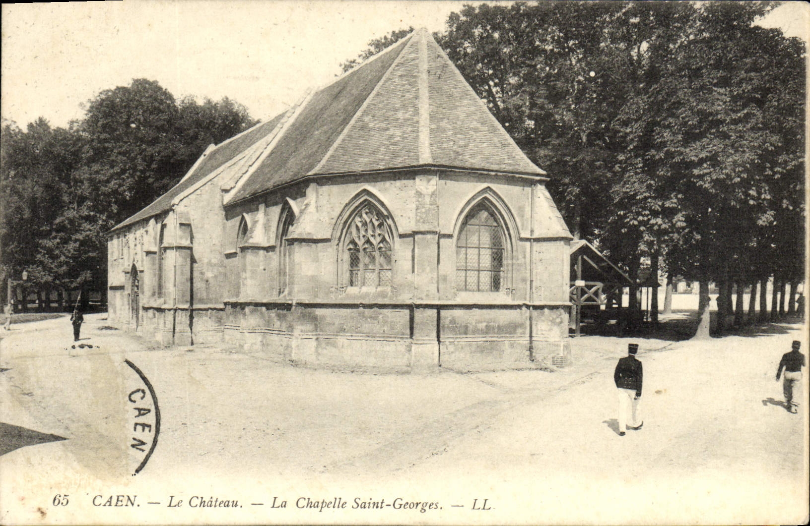 CPA Caen Le Chateau La Chapelle Saint Georges 